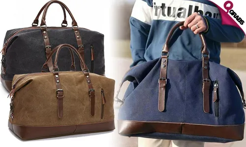 Canvas Travel Duffle Bag!
